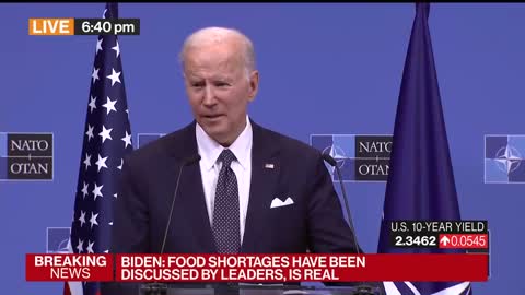 Biden says Expect "Real" Food Shortages