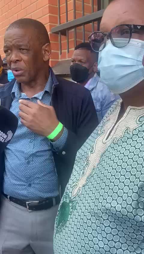 Ace Magashule outside court part 1