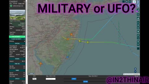 🤯*NEW JERSEY UFO* - MILITARY ESCORT a UFO or Priate JET over DRONE filled Skies!