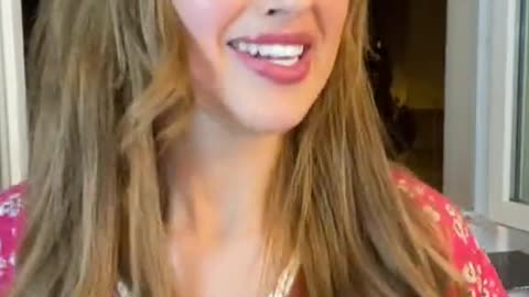 Cute girl funny dancing