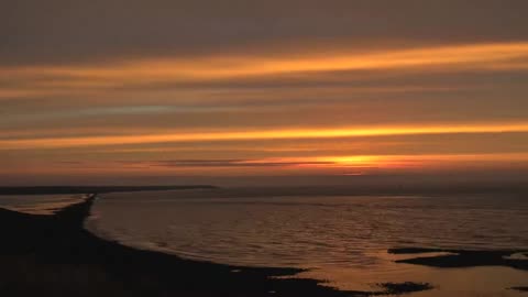 Time Lapse. Sunrise By The Sea