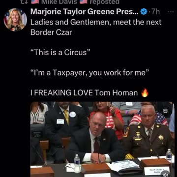 Tom Homan - Meet the new Border Czar - The Tide Is Turning