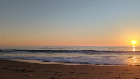 Low Beach Sunset