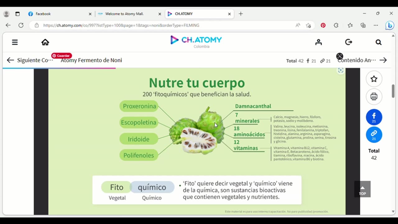 Beneficios de tomar Noni