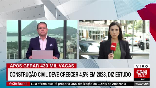 Após gerar 430 mil novas vagas, construção civil deve crescer 4,5% em 2023, diz estudo | VISÃO CNN