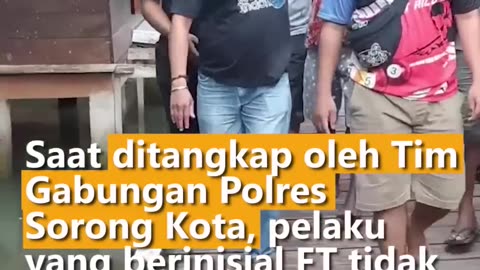 PELAKU PEMBAKARAN WANITA DI PAPUA BARAT BERHASIL DIRINGKUS