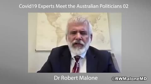 PART 2 - ROBERT MALONE - COVID19 EXPERTS MEET AUSTRALIAN POLITICIANS