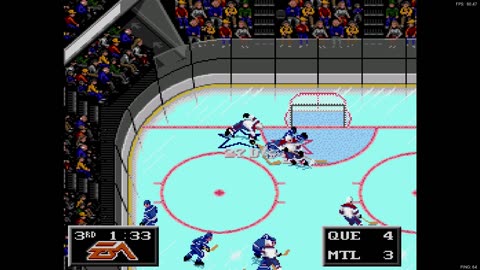 NHL '94 Sega Super Liga Playoff Round 1 G1 - kidswasted (QUE) at Len the Lengend (MON)