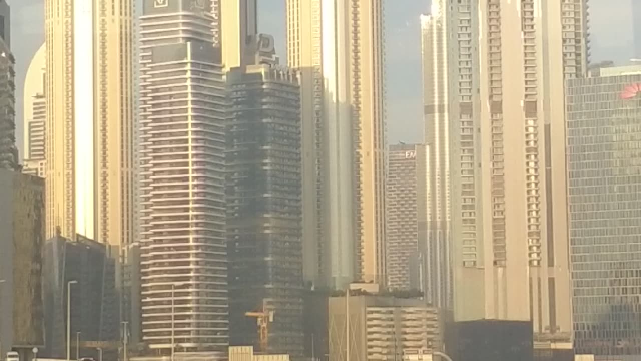 Dubai Downtown Morning view