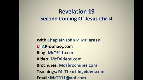 Bible Teaching: Revelation 19 (Second Coming of Jesus Christ) Part 38