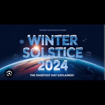 Today is first day of winter happy solstice day equinox 2024 12/21/24