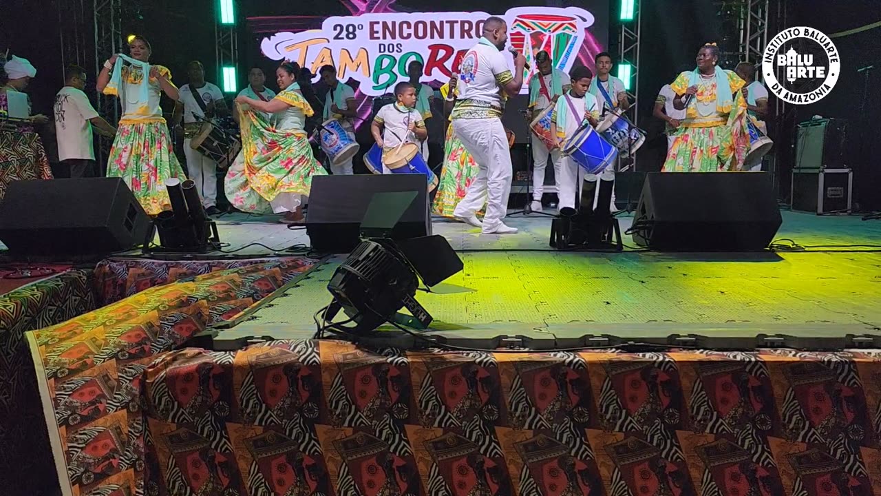 Apresentação Marabaixo do Pavão no 28º Encontro dos tambores 2023