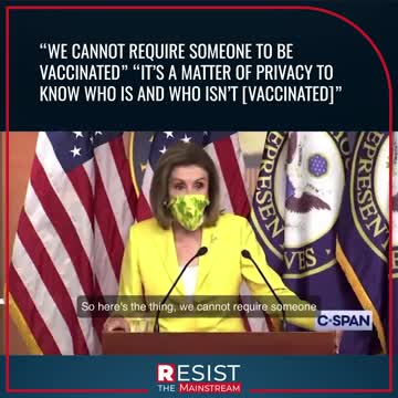 Throwback to Pelosi's CV19VX Views