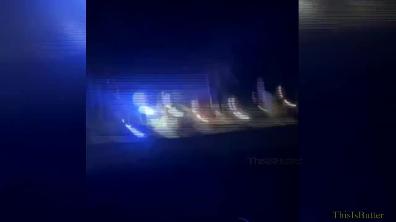 Video shows shots fired at suspect who went on rampage with skid loader