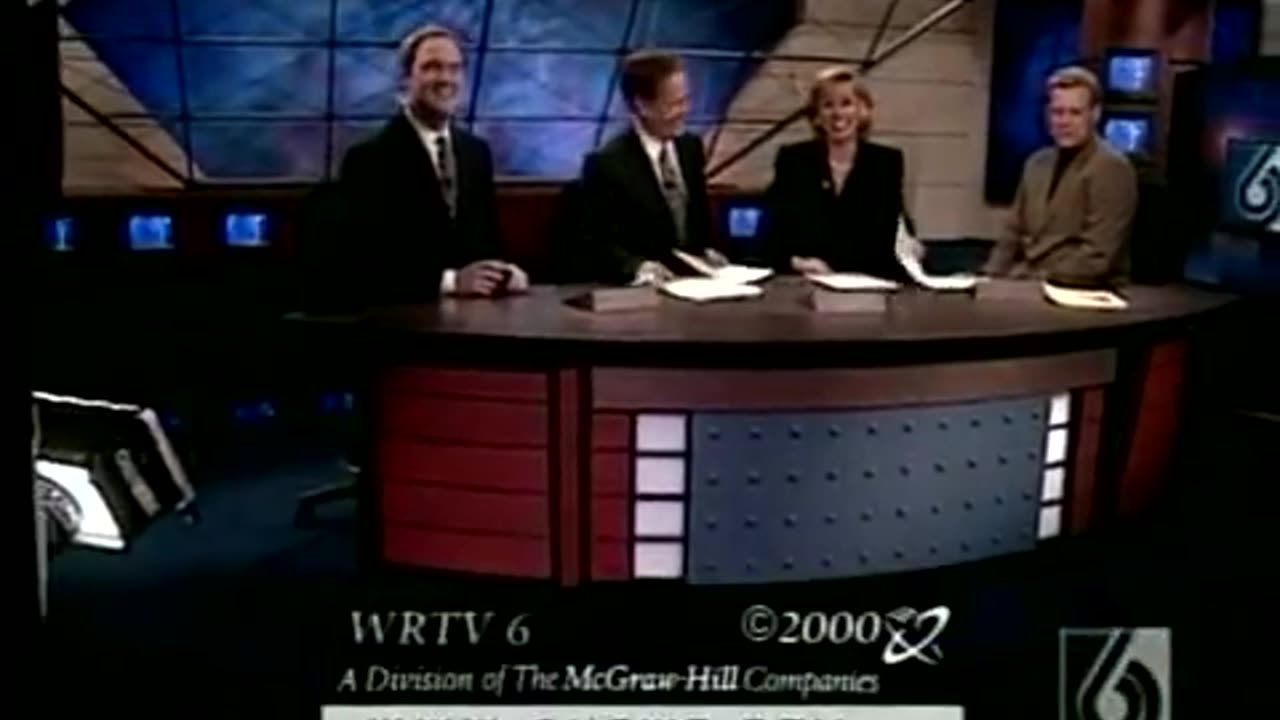 April 14, 2000 - WRTV Indianapolis 11PM Newscast (Telescoped)