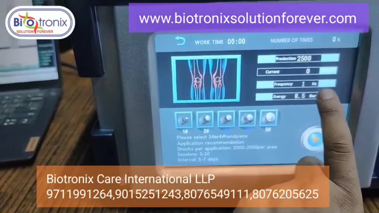 Pneumatic Shockwave Therapy Air Compression Based Powerful 10 Bar