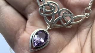 Eternal Connection: Celtic Knotwork Silver Necklace