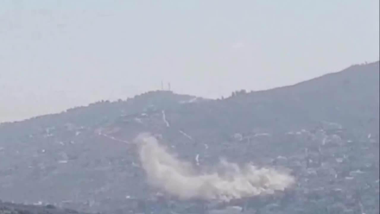 A short time ago, the IDF attacked a building where terrorists were staying in the