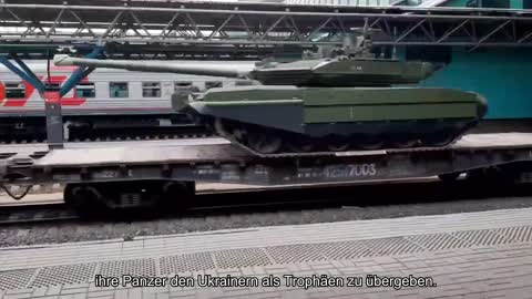 Eine ganze Kompanie T-90M „Breakthrough“ eilt in die Ukraine, um ihre Panzer den Ukrainern als Trop