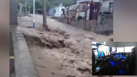 Devastating flooding due to record rains in China! Natural disasters 2023