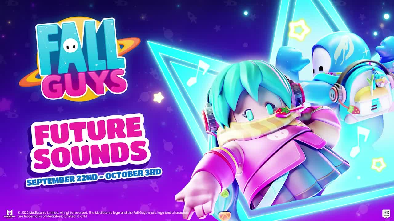 Fall Guys - Hatsune Miku - Sound of the Future Event Trailer PS5 & PS4 Games