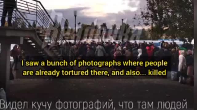 One student who left Kherson during the evacuation told Ukrainian militants shot the parents