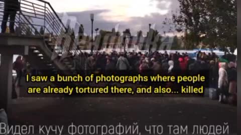 One student who left Kherson during the evacuation told Ukrainian militants shot the parents