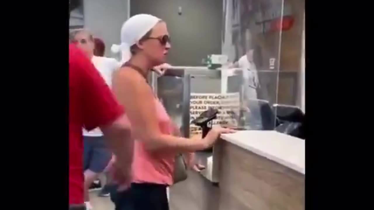 The angry DONUT LADY