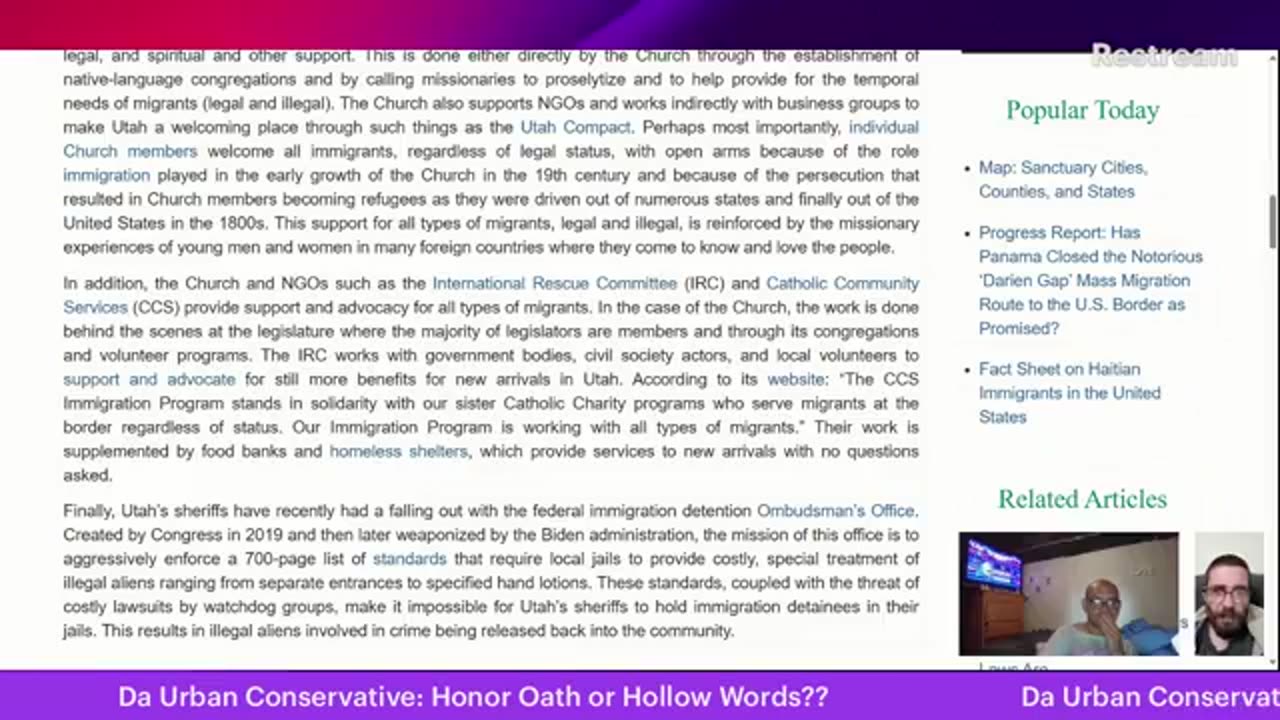 Da Urban Conservative: Honor Oath or Hollow Words??