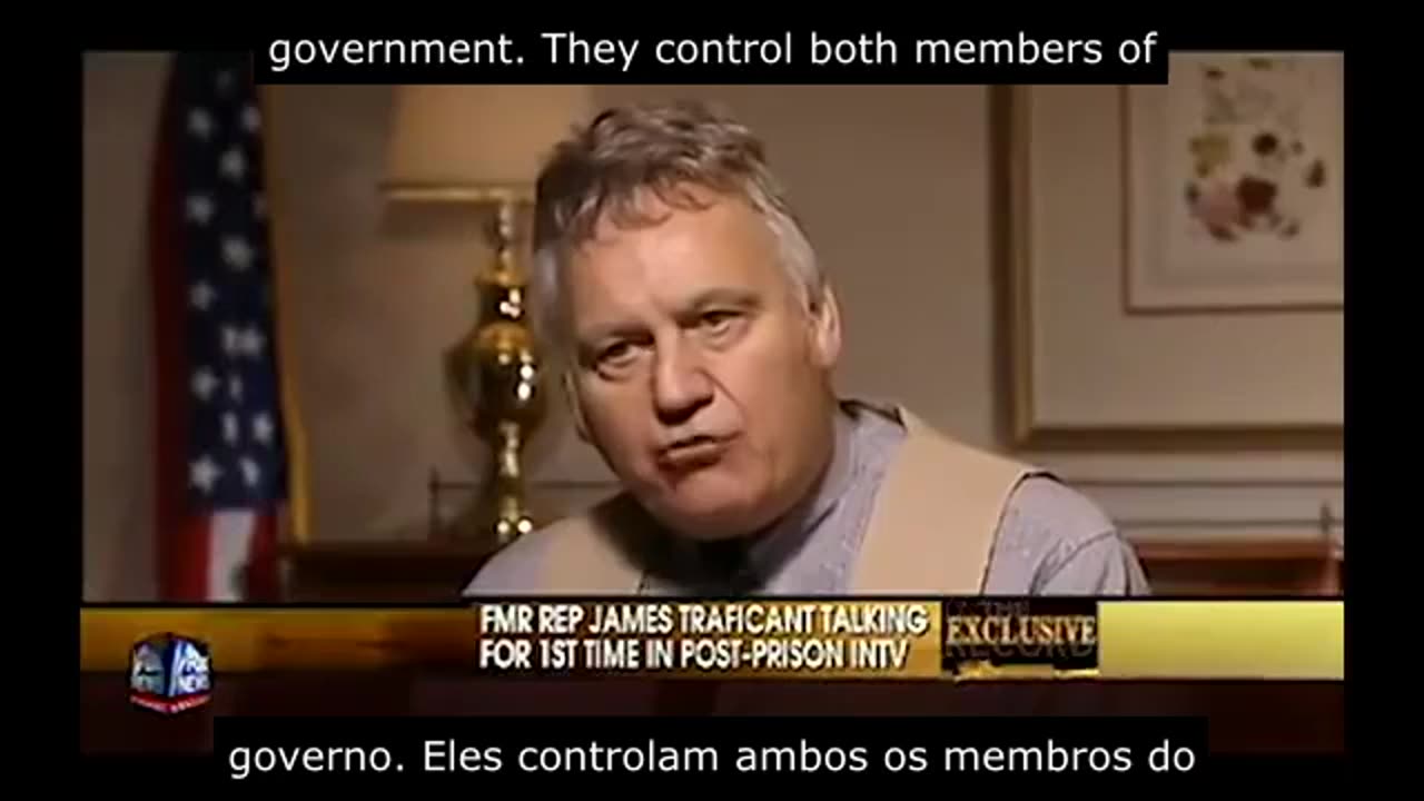 Congressista Jim Traficant, "Israel tem um poderoso controle sobre o governo dos EUA".