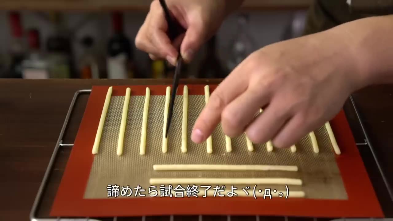 Handmade Pocky! Ruby chocolate & Valrhona chocolate