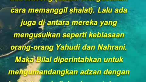 Anas bin Malik berkata, Orang-orang menyebut-nyebut tentang api dan lonceng