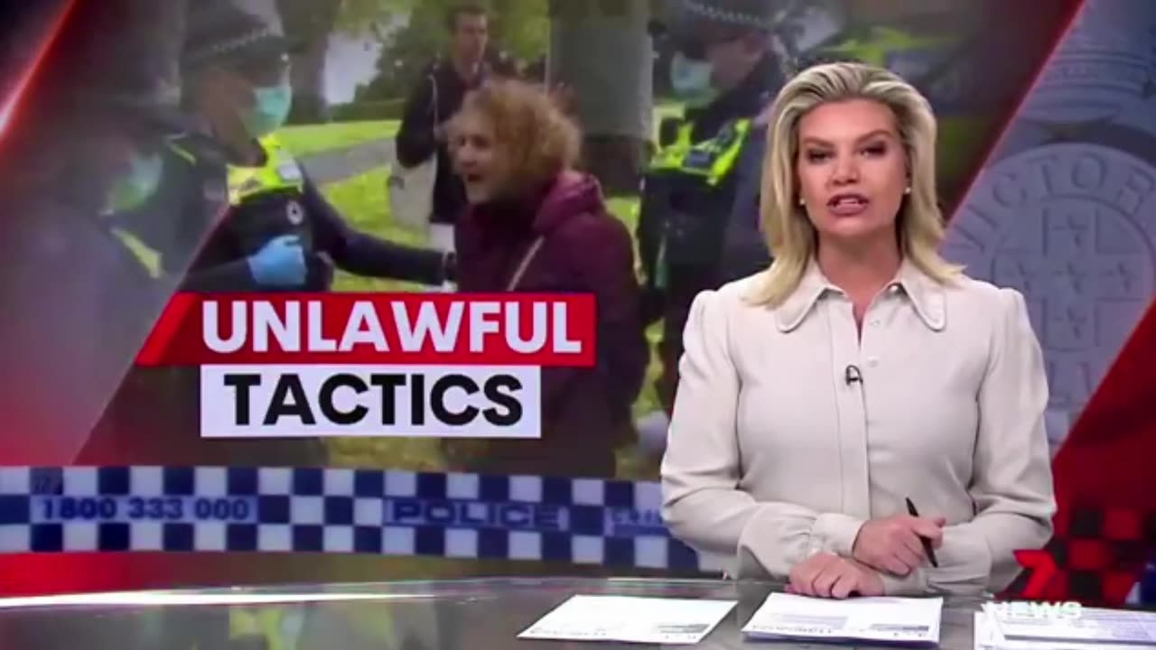 Excessive force/ Australian police Victoria