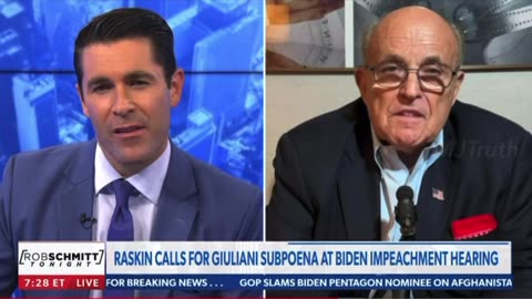 Rudy Giuliani says he would love to testify against Joe Biden "I could do it for weeks."