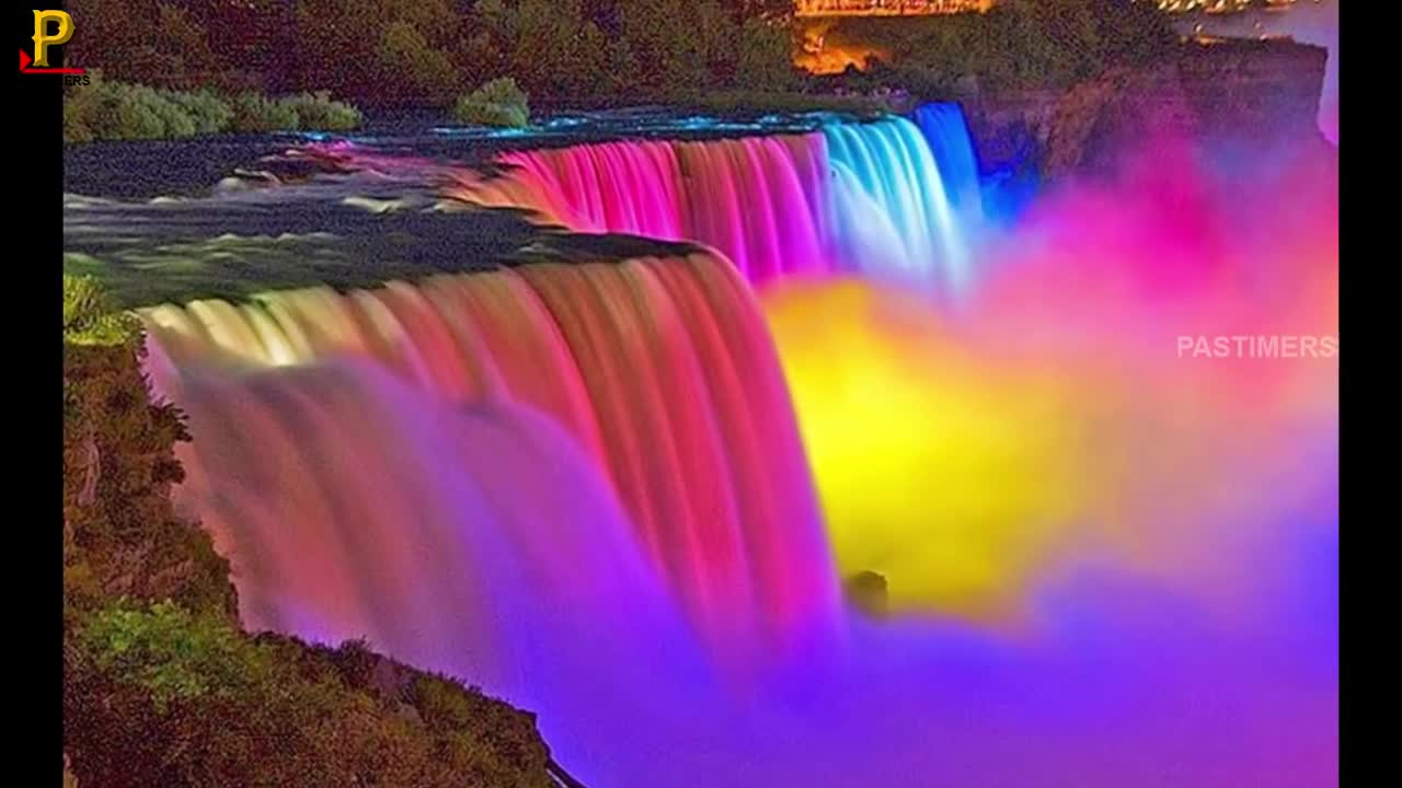 The Amazing Niagara Falls at Night