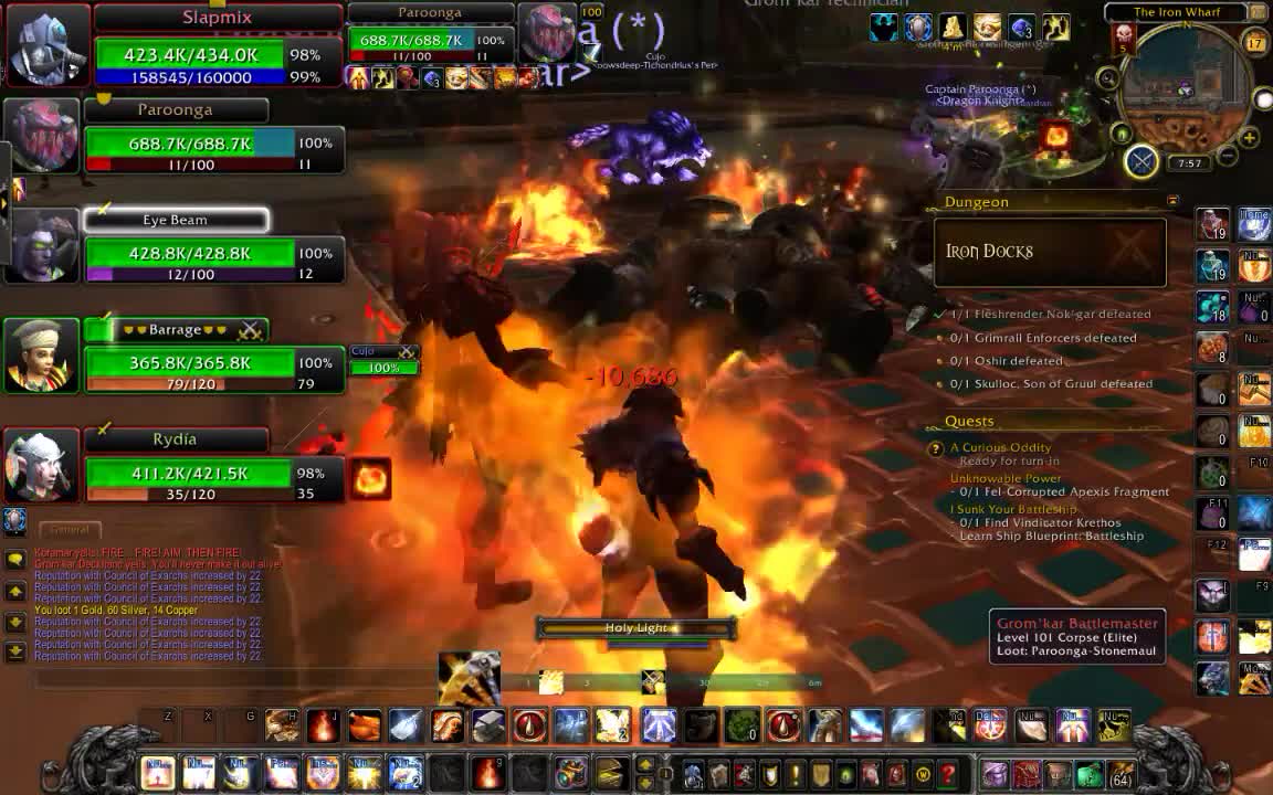 wow on steam controller apparently - main healing as healadink hotgril