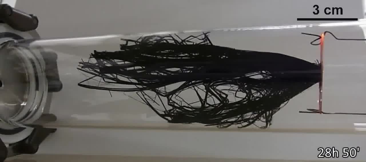 El grafeno se expande con la radiación de frecuencia.