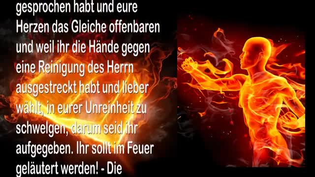 Mein Wort ist Feuer... Ich bringe keinen Frieden, sondern eine grosse Trennung 🎺