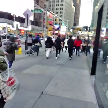 Morlock's underground equipment is boomed under the Time Square in NYC (Just kidding)