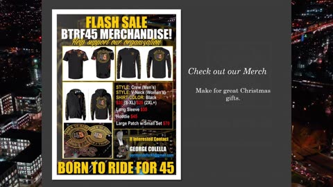 Born to Ride for 45 Membership and Merch