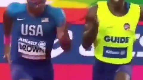 Blind Olympic Runners