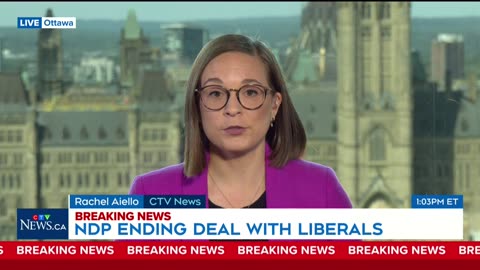 Jagmeet Singh pulls NDP out of supply and confidence deal with Trudeau Liberals.