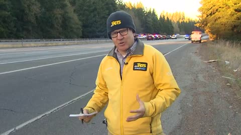 Carjacked semi rolls, fully blocks I-5 in Olympia_1