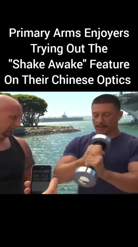 Primary Arms Enjoyers Trying The _Shake Awake_ Feature On Their Chinese Optics
