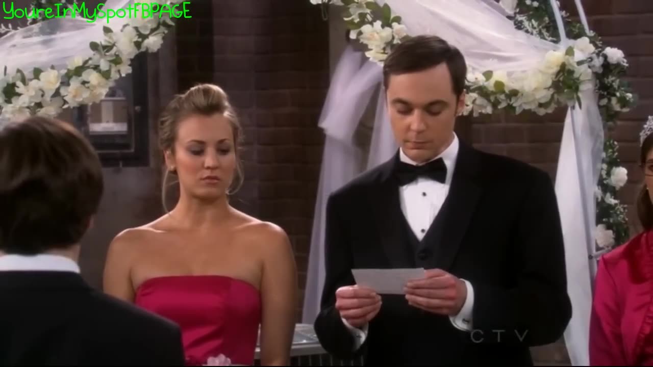 Sheldon's Wedding Speech - The Big Bang Theory