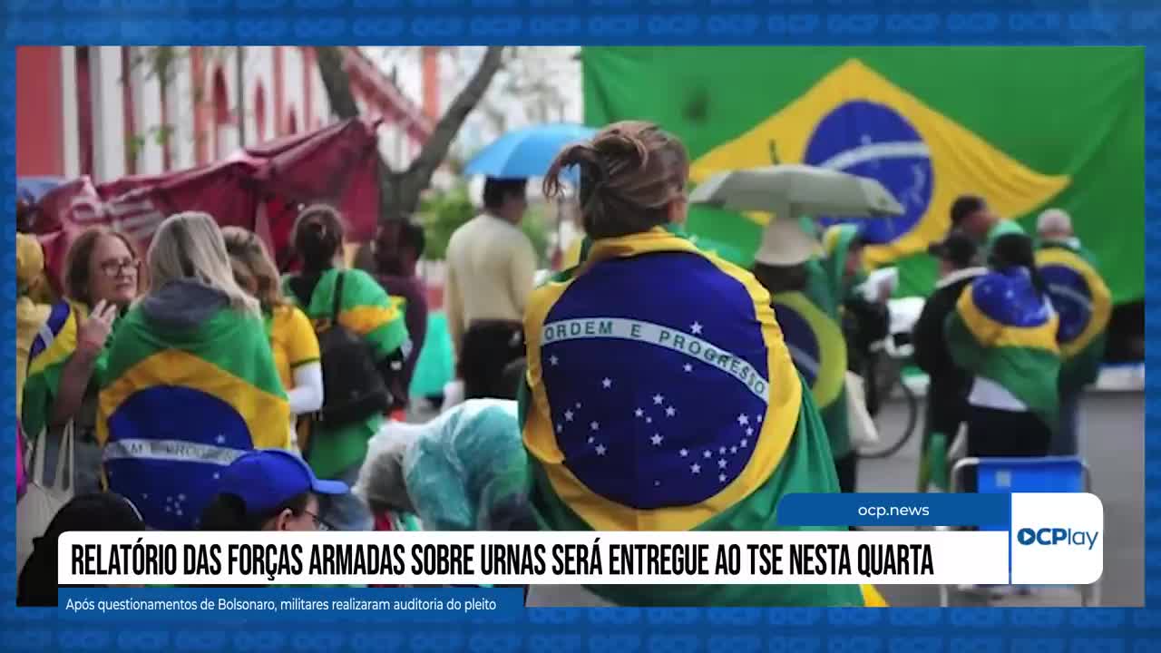 Relatório das Forças Armadas sobre urnas será entregue ao TSE nesta quarta