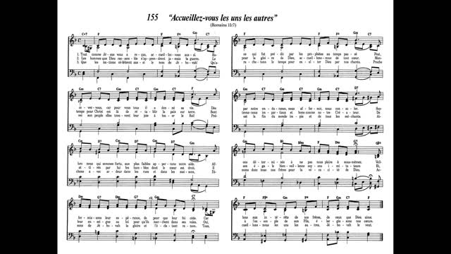 Accueillez vous les uns les autres (Cantique 155 de Louons Jéhovah par nos chants)