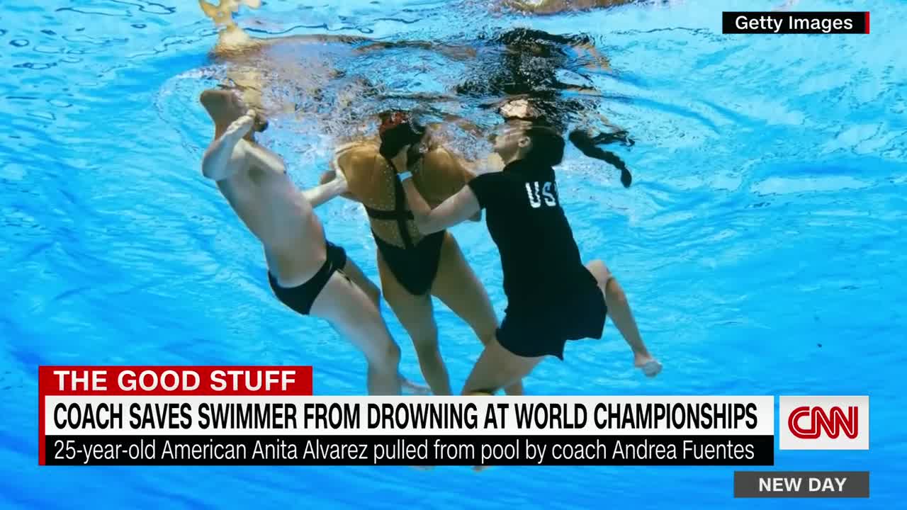 Swimmer who fainted underwater saved by coach