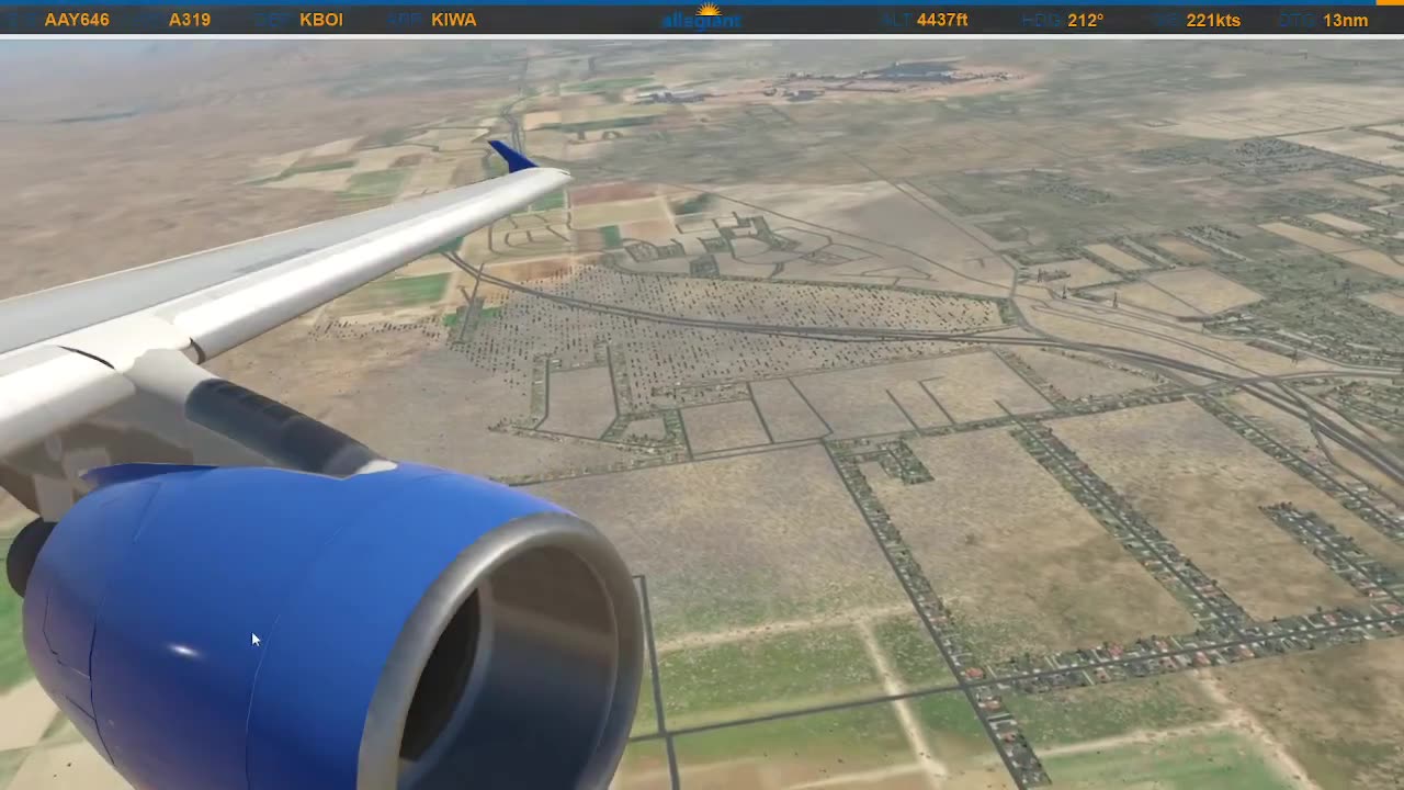 Landing in Phoenix (KIWA)