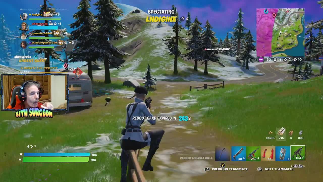 Sithsurgeon - Fortnite Live Stream. Pubs w/Viewers